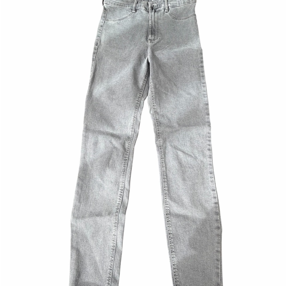 Zara Women's Straight Leg Gray Jeans